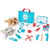 Melissa & Doug Set Piccoli Veterinari - Gioco da Veterinari con Attrezzi, Peluche Cane e Gatto, Gioco Educativo, Giochi di Imitazione Montessori per Bambino e Bambina, 3+ Anni
