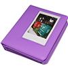 SundayZaZa Album Photo pour Fujifilm Instax Mini 7s / 8/9 / 11/25 / 50/70 / 90 Macaron cadre coloré Mini Films livre violet