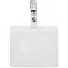 Ufficio personalizzati Porta badge con clip metallica in PVC personalizzate o neutre