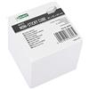 D.RECT Blocco note 85 x 85 x 80 mm, carta di ricambio per scatola note, 750 fogli bianchi, scatola per appunti a cubo, note non appiccicose, piccola carta da scrittura, blocco promemoria per scuola,