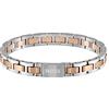 BOSS Jewelry Braccialetto a maglie da uomo Collezione METAL LINK ESSENTIALS in acciaio inossidabile, Due colori