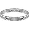 BOSS Jewelry Braccialetto a maglie da uomo Collezione METAL LINK ESSENTIALS in acciaio inossidabile, Argento