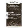 ZETA FARMACEUTICI SpA Euphidra ColorPro XD Kit Tinta Capelli 407 Castano Naturale Freddo - Tintura Permanente Con Acido Jaluronico