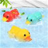 BelleStyle Bambino Giocattoli Bagno, Giochi Per Vasca Da Bagno Bambini Per Bambini Di 0 1 2 3 Anno, Giocattoli da Bagno galleggianti, Doccia Regalo per Bambini, Giocattolo di anatre di nuoto Set di 3