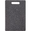 Zeller 26056 Tagliere Granitoptik, Plastica, Grigio, 30x20x0.8 cm
