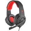 CUFFIE GAMING OVER-EAR ILLUMINATE TRUST GXT 407 CON MICROFONO RIPIEGABILE E  ARCHETTO REGOLABILE