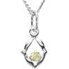 InCollections 2430200007401 - Catenina con pendente per bambini con zirconia cubica, argento sterling 925