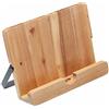 KitchenCraft Natural Elements Porta Ricette da Cucina/Porta Tablet in Legno di Acacia, Colore Marrone, 24 x 18,5 x 6,5 cm