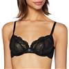 Emporio Armani Underwire Bra Virtual Lace, Reggiseno Donna, Nero, 34B