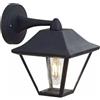 V-TAC LAMPADA DA GIARDINO A PARETE LANTERNA ATTACCO E27 DOWN NERA VT-843-LED8686