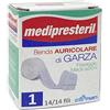 Medipresteril Benda Auricolare Garza 12/8 Fu Misura 2 x 500cm, 1 Pezzo
