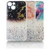 Cover con marmo e brillantini per iPhone 13 Custodia vari colori