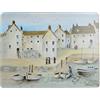 Creative Tops - Tovagliette con Retro in Sughero con Motivo "Cornish Harbour", Colore Blu, 6 Pezzi