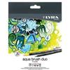 LYRA Pennarelli Aqua Brush Duo - punte 2,00 - 4,00 mm - Lyra - astuccio 12 pezzi (unità vendita 1 pz.)