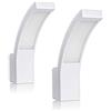SEBSON LED Applique da Esterno IP65-2 Pezzi - Lampada da Parete Bianco 15W 1100lm Bianco Freddo 5800K - Luce Esterna 250x176x65mm