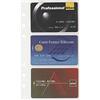 Exacompta 18218-4 porta carte e 1 astuccio con cerniera per organizer Exatime 17, trasparente