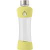Equa Active Lemon Borraccia 0,5L - Bottiglia di Vetro 550 ML con Custodia in Silicone - Bottiglia per Acqua in Vetro borosilicato - Vetro - Design Bottiglia Sport