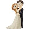 Mopec Pop&Fun - Figura per torta, in resina, 12 x 16,2 x 23,5 cm, colore: avorio