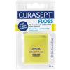 Curasept Floss Ultra Fine Filo Interdentale Non Cerato con Clorexidina, 50m