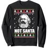 MARX Ugly Christmas Sweater Not Santa Xm Not Santa Karl Marx, maglione natalizio brutto meme comunista Felpa