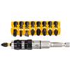 DEWALT DT70518T-QZ, Set 10 pezzi Inserti Impact Torsion e porta inserti pivotale