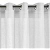 STORESDECO Tende per Interni Effetto Lino | Tende per Camera da letto, Soggiorno, Salotto |Tenda Bianca, 140 cm x 300 cm| Tende Moderne con Anelli 300cm altezza