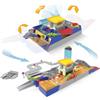 DRIVEN by Battat - Pista Pocket 2 in 1 (80 pezzi) - Playset Auto Shop e pista da corsa - Playset pieghevole con binari e macchinine - 3 anni +