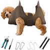 DaizySight Amaca per Teolettatura e Tagliaunghie Cani Piccola Taglia - Taglia S/Verde Oliva, Tavolo Animali Domestici Doccia e Accessori Bagno