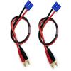 FLY RC 2pcs EC3 connettore Carica Batteria Adattatore Cavo 4mm Spine a Banana Cavo di Ricarica per RC Helicopter Quadcopter ec3 Lipo Carica Spina della Batteria