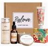 # BFFLOVE Set Confezione Regalo Donna 6 PCS, sale da bagno, crema per le mani, sapone, olio da massaggio, candele profumate, regalo di festa della mamma, regalo di compleanno