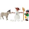PLAYMOBIL DreamWorks Spirit 70398, Snips, Señor Carota e Il Pupazzo di Neve, dai 4 Anni