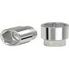 KS Tools 911.3440 - Bussola a 6 punte, 3/4, 40 mm, versione corta, finitura satinata cromata vanadio