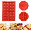 YUIO rosso torte muffin per forno Stampo per waffle a forma di cuore in silicone a 5 cavità accessori da cucina 
