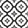 FloorPops Wallpops - Piastrelle per pavimenti Comet FP2480 stacca e attacca, colore: nero, set da 10 pezzi