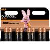 DURACELL STILO AA PLUS POWER 100 - BLISTER 8 BATTERIE LR6/MN1500-MELDU0111