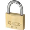 ABUS - 65IB/40 Lucchetto in Ottone Massiccio 40mm con Arco in Acciaio Inossidabile Resistente alle Intemperie per Uso Esterno - ABU65IB40C