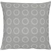 Apeltstoffe Toro 46 X 46 88 Fodera per Cuscino, Poliestere, Grigio/Argento, 46 x 46 cm