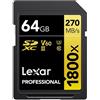 Lexar Professional SDXC 64 GB BL 1800x UHS-II V60 Gold