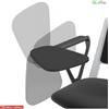 Elleci Office Bracciolo destro in alluminio verniciato nero con tavoletta antipanico per modelli POP - BR167TADX