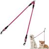 Taglory Guinzagli doppi per due cani/Guinzaglio per Cani Piccolo Medio Grande/Accoppiatore Nessun groviglio/Corda per arrampicata in montagna da 75 cm