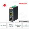 Dahua PFS4410-6GT-DP-V2 - Switch Industriale PoE Watchdog 10 Porte ~ 6 PoE ~ 4 SFP ~ 1 Console - Versione V2 Dahua