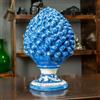 CERAMICHE CALTAGIRONE Pigna Ceramica cm 32 Siciliana Caltagirone Blu