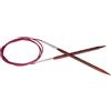KnitPro Cubics - Ferri circolari per Maglieria (80 cm x 7 mm, Legno di Rosa)
