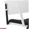 Elleci Office Coppia braccioli in plastica colore bianco modelli TEOREMA - BRB92