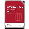 Western Digital WD Rosso Pro 12TB 3.5 NAS Hard Disk Interno, 7200 RPM, WD121KFBX