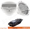 Hertz HMX 6.5 TW Coppia Casse Altoparlanti Marini Barca 165 mm 4 Ohm 150W Bianco
