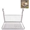 FBARTL LSFYYDS Scolapiatti a Parete, Pieghevole Scolapiatti in Acciaio Inox per Cucina,39.5x26.2x33cm