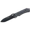 joker CM83-N-Cuchillo tattico, Manopola micarta, Lama da 12 cm, Colore: Nero