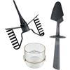 BIERRE STORE KIT BIMBY TM21 RICAMBI BICCHIERINO DOSATORE CON FARFALLA E SPATOLA COMPATIBILE