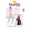 burdastyle Burda B2463 - Cartamodello per Realizzare Vestito da Fata e Principessa Medievale per Bambina, Taglie Varie, 19 x 13 cm